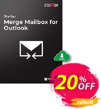 Stellar Merge Mailbox for Outlook Coupon, discount Stellar Merge Mailbox for Outlook [1 Year Subscription] impressive discounts code 2024. Promotion: NVC Exclusive Coupon