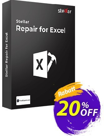 Stellar Repair for Excel Coupon, discount Stellar Repair for Excel wondrous promotions code 2024. Promotion: NVC Exclusive Coupon