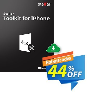 Stellar Data Recovery for iPhone Toolkit Coupon, discount Stellar Toolkit for iPhone-Windows Wondrous sales code 2024. Promotion: Wondrous sales code of Stellar Toolkit for iPhone-Windows 2024