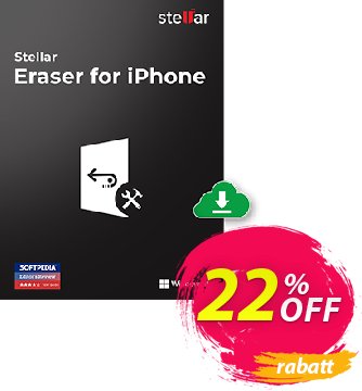 Stellar Eraser for iPhone Gutschein Stellar Eraser for iPhone Excellent promotions code 2024 Aktion: Excellent promotions code of Stellar Eraser for iPhone 2024