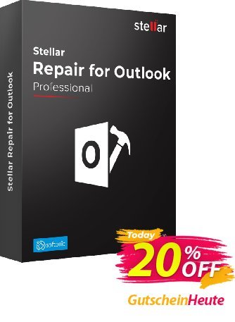Stellar Repair for Outlook Professional Lifetime discount coupon 20% OFF Stellar Repair for Outlook Lifetime, verified - Stirring discount code of Stellar Repair for Outlook Lifetime, tested & approved