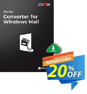 Stellar Converter for Windows Mail Coupon, discount Stellar Converter for Windows Live Mail amazing discounts code 2024. Promotion: amazing discounts code of Stellar Converter for Windows Live Mail 2024