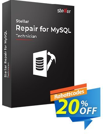 Stellar Repair for MYSQL Coupon, discount Stellar Repair for MYSQL fearsome offer code 2024. Promotion: NVC Exclusive Coupon