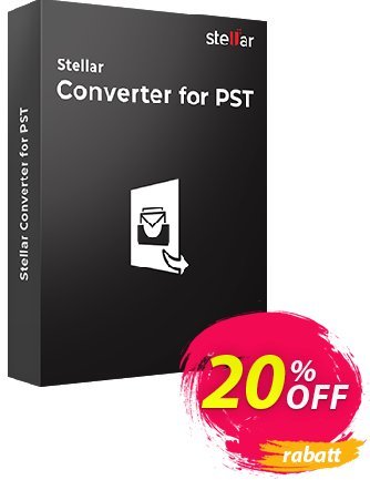 Stellar Outlook PST to MBOX Converter Coupon, discount Stellar Converter for PST [1 Year Subscription] amazing offer code 2024. Promotion: NVC Exclusive Coupon