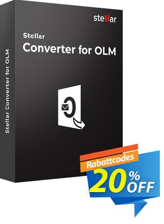 Stellar OLM to PST Converter Gutschein Stellar Converter for OLM - SOHO [1 Year Subscription] hottest promo code 2024 Aktion: NVC Exclusive Coupon