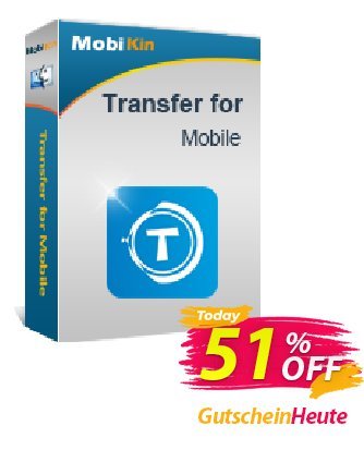 MobiKin Transfer for Mobile (Mac Version) - 1 Year, 2-5 PCs License discount coupon 50% OFF - 