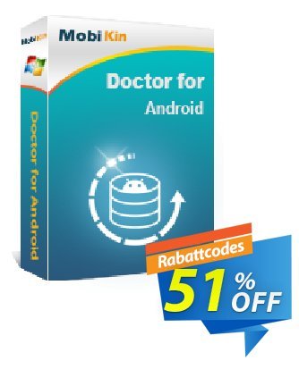 MobiKin Doctor for Android - Lifetime, 3 Devices, 1 PC License Coupon, discount 50% OFF. Promotion: 