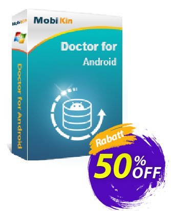 MobiKin Doctor for Android - Lifetime, Unlimited Devices, 1 PC License Coupon, discount 50% OFF. Promotion: 