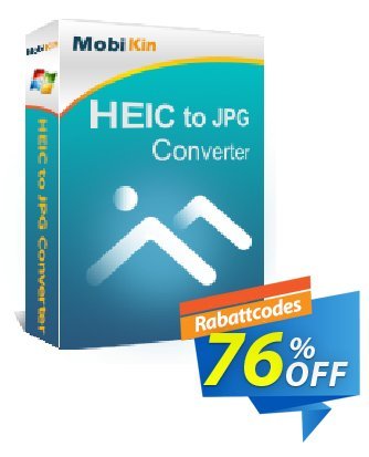 MobiKin HEIC to JPG Converter Lifetime (10 PCs) Coupon, discount 80% OFF MobiKin HEIC to JPG Converter Lifetime (10 PCs), verified. Promotion: Awful deals code of MobiKin HEIC to JPG Converter Lifetime (10 PCs), tested & approved