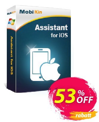MobiKin Assistant for iOS - 1 Year, 1 PC License Coupon, discount 50% OFF. Promotion: 