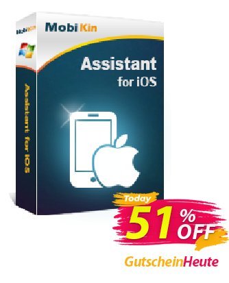 MobiKin Assistant for iOS - 1 Year, 2-5 PCs License discount coupon 50% OFF - 