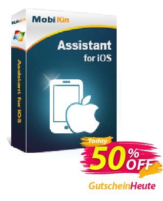 MobiKin Assistant for iOS - 1 Year, 26-30PCs License Coupon, discount 50% OFF. Promotion: 