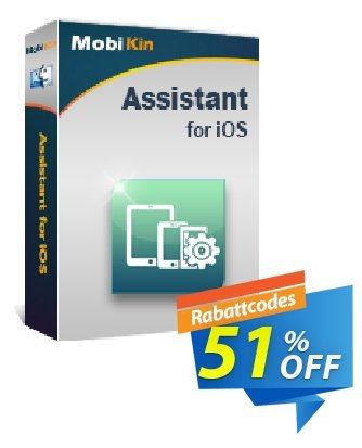 MobiKin Assistant for iOS (Mac Version) - Lifetime, 2-5PCs License discount coupon 50% OFF - 
