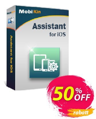 MobiKin Assistant for iOS (Mac Version) - Lifetime, 21-25PCs License Coupon, discount 50% OFF. Promotion: 
