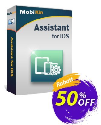 MobiKin Assistant for iOS (Mac) - 1 Year, 26-30PCs License discount coupon 50% OFF - 