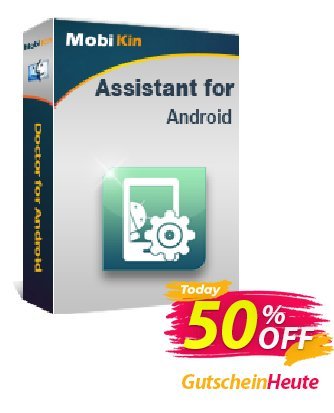 MobiKin Assistant for Android (Mac) - Lifetime, 26-30PCs License Coupon, discount 50% OFF. Promotion: 