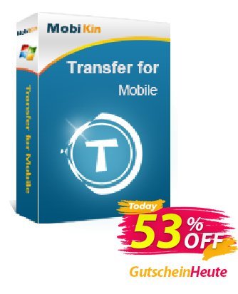 MobiKin Transfer for Mobile - 1 Year, 1 PC License Coupon, discount 50% OFF. Promotion: 