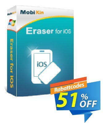 MobiKin Eraser for iOS - Lifetime, 2-5PCs discount coupon 50% OFF - 