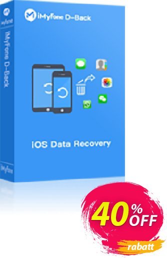 iMyFone D-Back  (Lifetime/6-10 iDevices) Coupon, discount iMyfone discount (56732). Promotion: iMyfone promo code
