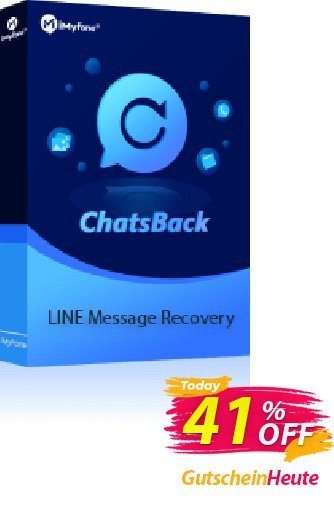 iMyFone ChatsBack for LINE for MAC 1-Year Coupon, discount 40% OFF iMyFone ChatsBack for LINE for MAC 1-Year, verified. Promotion: Awful offer code of iMyFone ChatsBack for LINE for MAC 1-Year, tested & approved