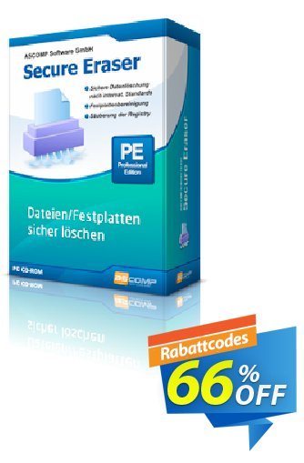 ASCOMP Secure Eraser Gutschein 66% OFF ASCOMP Secure Eraser, verified Aktion: Amazing discount code of ASCOMP Secure Eraser, tested & approved
