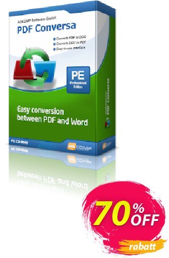 ASCOMP PDF conversa Gutschein 66% OFF ASCOMP PDF conversa, verified Aktion: Amazing discount code of ASCOMP PDF conversa, tested & approved