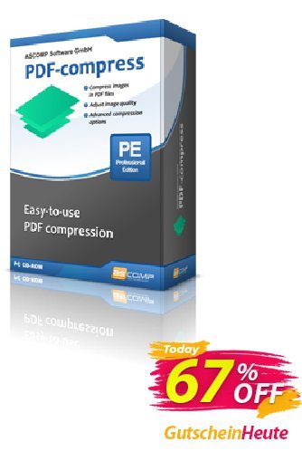ASCOMP PDF-compress Gutschein 66% OFF ASCOMP PDF-compress, verified Aktion: Amazing discount code of ASCOMP PDF-compress, tested & approved