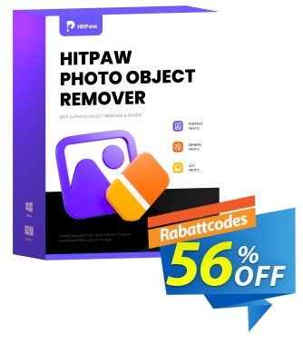 HitPaw Photo Object Remover (1 Year) Coupon, discount 55% OFF HitPaw Photo Object Remover (1 Year), verified. Promotion: Impressive deals code of HitPaw Photo Object Remover (1 Year), tested & approved
