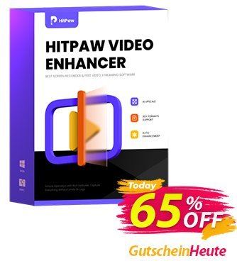 HitPaw Video Enhancer (1 Month) Coupon, discount 65% OFF HitPaw Video Enhancer (1 Month), verified. Promotion: Impressive deals code of HitPaw Video Enhancer (1 Month), tested & approved