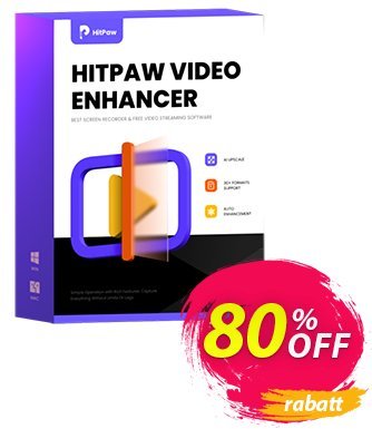HitPaw Video Enhancer MAC (1 Year) Coupon, discount 80% OFF HitPaw Video Enhancer MAC (1 Year), verified. Promotion: Impressive deals code of HitPaw Video Enhancer MAC (1 Year), tested & approved