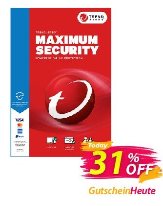 Trend Micro Maximum Security discount coupon 30% OFF Trend Micro Maximum Security, verified - Wondrous sales code of Trend Micro Maximum Security, tested & approved