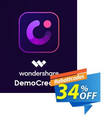 Wondershare DemoCreator for MAC Lifetime discount coupon 34% OFF Wondershare DemoCreator for MAC Lifetime, verified - Wondrous discounts code of Wondershare DemoCreator for MAC Lifetime, tested & approved