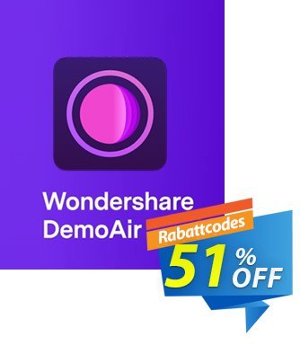 Wondershare DemoAir Gutschein 51% OFF Wondershare DemoCreator, verified Aktion: Wondrous discounts code of Wondershare DemoCreator, tested & approved