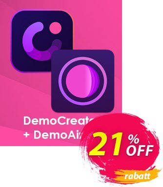 Bundle: Wondershare DemoCreator + DemoAir Coupon, discount 20% OFF Bundle: Wondershare DemoCreator + DemoAir, verified. Promotion: Wondrous discounts code of Bundle: Wondershare DemoCreator + DemoAir, tested & approved