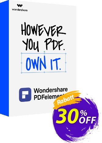 PDFelement 10 (Perpetual) discount coupon 30% OFF PDFelement 10 (Perpetual), verified - Wondrous discounts code of PDFelement 10 (Perpetual), tested & approved