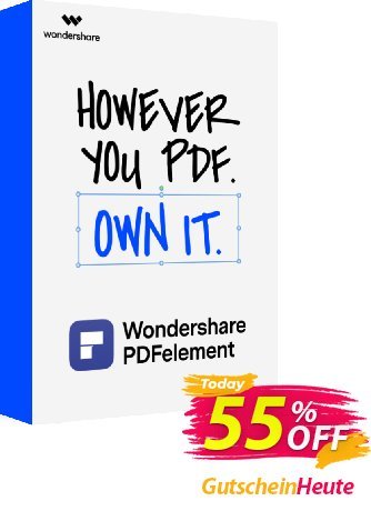 Wondershare PDFelement 10 for Mac Gutschein 55% OFF Wondershare PDFelement 10 for Mac, verified Aktion: Wondrous discounts code of Wondershare PDFelement 10 for Mac, tested & approved