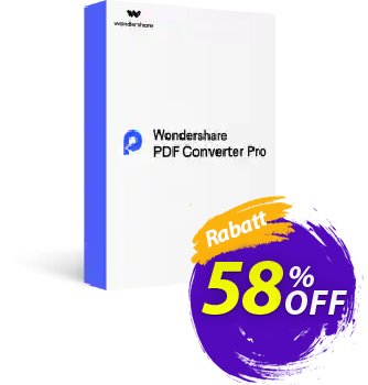 Wondershare PDF Converter PRO for Mac Gutschein Back to School-30% OFF PDF editing tool Aktion: Wondershare PDFelement Pre-Christmas Sale