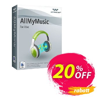 Wondershare AllMyMusic for Mac Coupon, discount Back to School 2024. Promotion: 