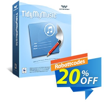 Wondershare TidyMyMusic for Mac discount coupon Back to School 2024 - 
