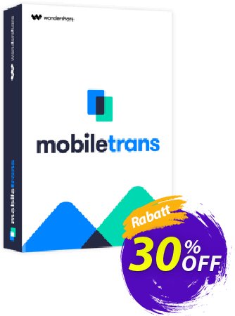 Wondershare MobileTrans - Business License  Gutschein MT 30% OFF Aktion: 30% Wondershare Software (8799)