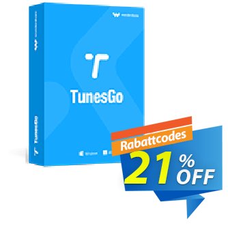 Wondershare TunesGo for iOS (MAC) Coupon, discount Back to School 2024. Promotion: 30% Wondershare Software (8799)