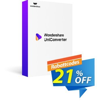 Wondershare UniConverter for MAC (2 Years) Coupon, discount 20% OFF Wondershare UniConverter for MAC (2 Years), verified. Promotion: Wondrous discounts code of Wondershare UniConverter for MAC (2 Years), tested & approved