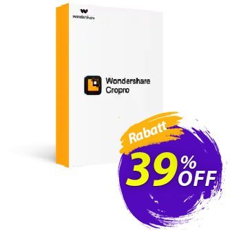 Wondershare Cropro Professional for MAC Coupon, discount 31% OFF Wondershare Cropro Professional for MAC, verified. Promotion: Wondrous discounts code of Wondershare Cropro Professional for MAC, tested & approved