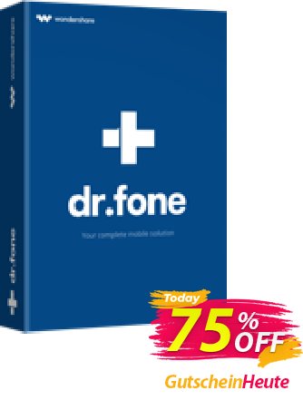 dr.fone - iOS Toolkit Gutschein 75% OFF dr.fone - iOS Toolkit, verified Aktion: Wondrous discounts code of dr.fone - iOS Toolkit, tested & approved