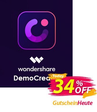 Wondershare DemoCreator Lifetime License Gutschein 30% Wondershare Software (8799) Aktion: 