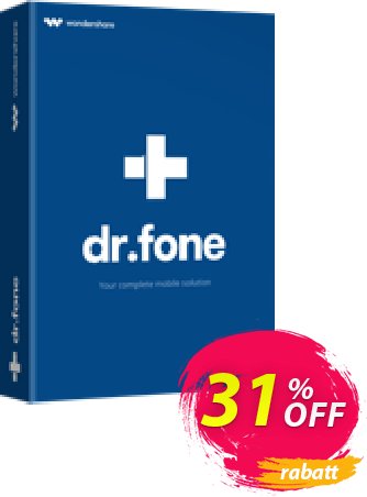 Wondershare Dr.Fone for iOS Gutschein 30% Wondershare Software (8799) Aktion: Wondershare Dr.Fone for iOS Full Suite coupon