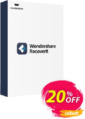 Wondershare Recoverit (1 Year License)Förderung 20% OFF Wondershare Recoverit (1 Year License), verified