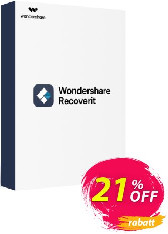 Wondershare Recoverit (1 Month License)Förderung 20% OFF Wondershare Recoverit (1 Month License), verified