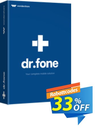 dr.fone - Restore Social App discount coupon Dr.fone all site promotion-30% off - 30% Wondershare Software (8799)