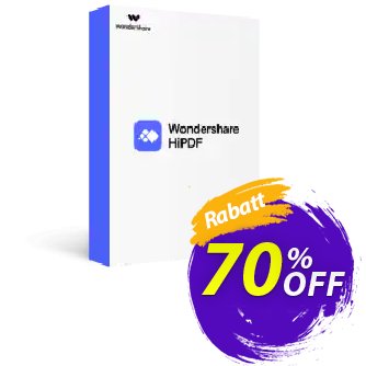 Wondershare HiPDF Pro Gutschein Winter Sale 30% Off For PDF Software Aktion: 30% Wondershare Software (8799)